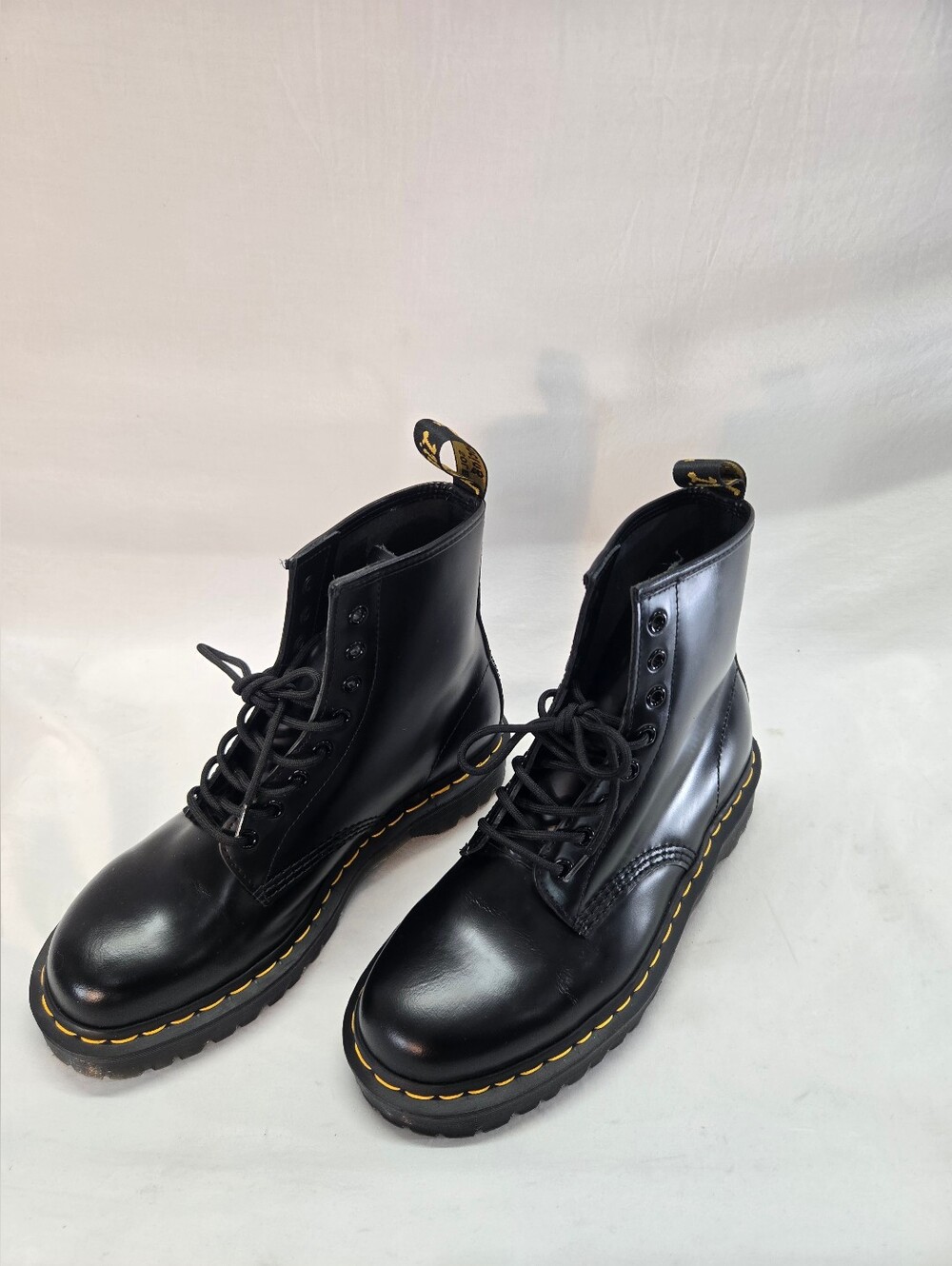 Dr Martens 1460 Bex Unisex Squared Toe Leather Boots Women's 10/ Men's 9 Black